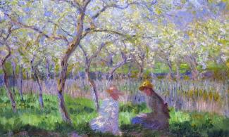 Springtime painted by Claude Monet in 1886   