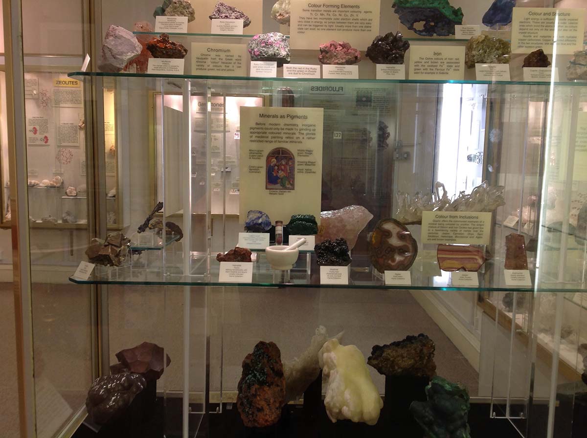 Mineral Gallery at the Sedgwick Museum