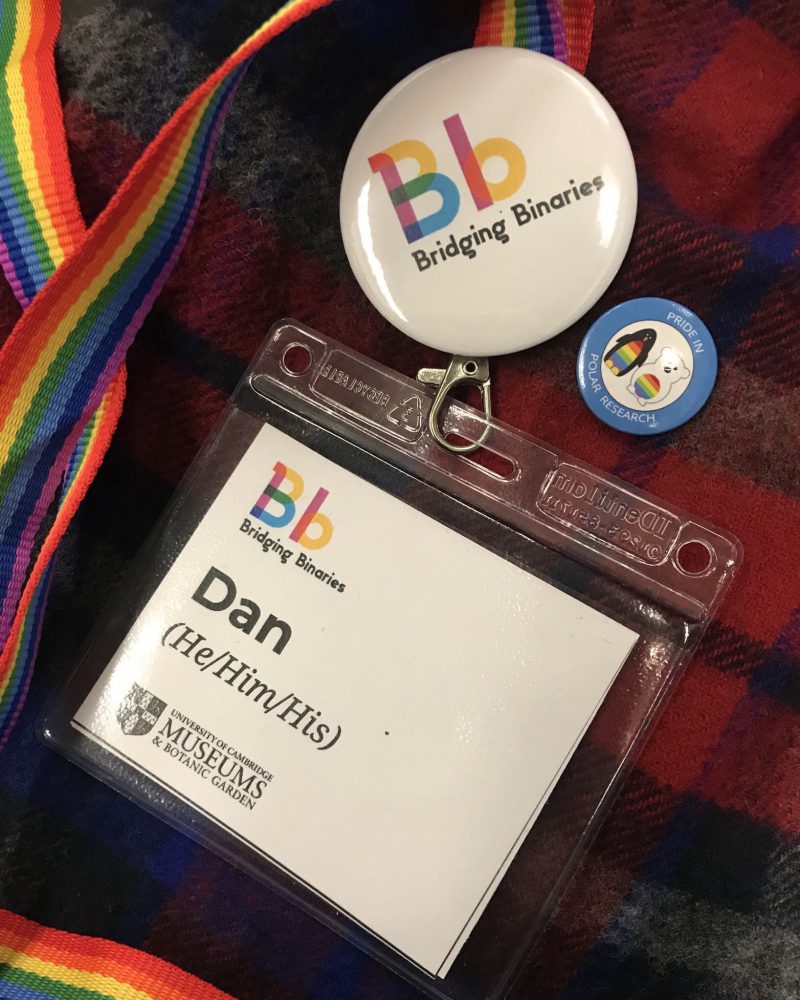 Dan's volunteer badges