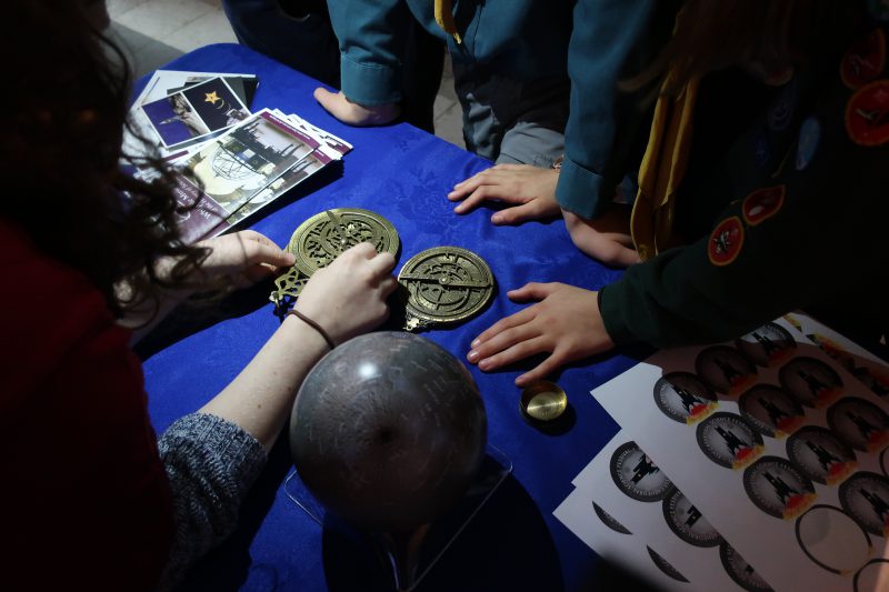 astrolabes at the Whipple Museum's stall