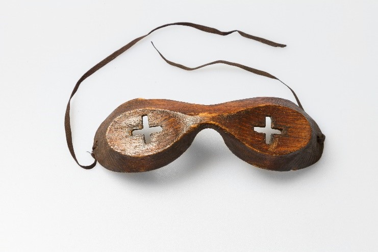 wooden goggles