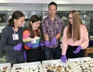 Work Experience Students with Andrew in the Department of Applied Arts at The Fitzwilliam Museum