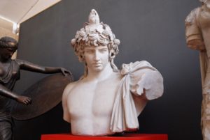 Bust of Antinous in the Museum of Classical Archaeology