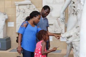 A Family in the Museum of Classical Archaeology