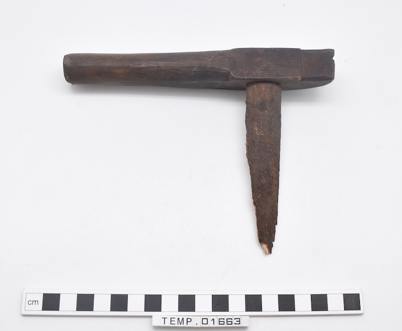 Wooden fragment, possibly from a loom