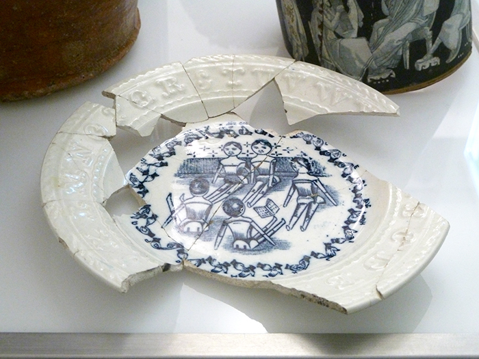 The British Sign Language plate on display at MAA