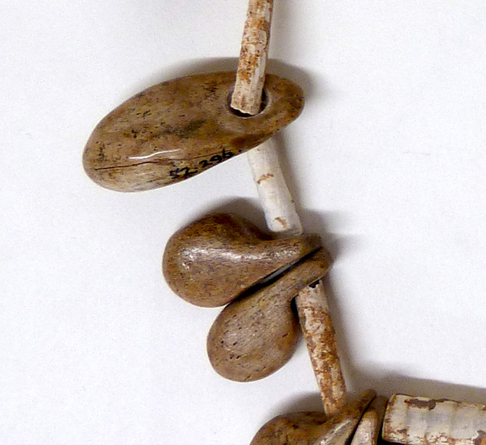 detail of beads and pendants