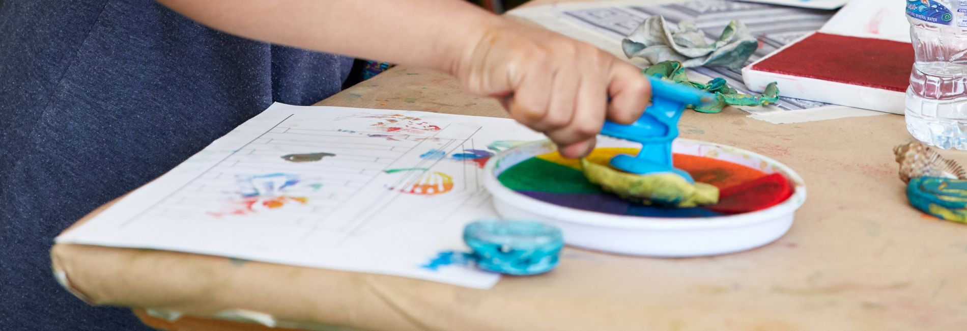 Messy painting day University of Cambridge Museums