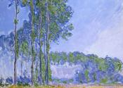 Les Peupliers by Claude Monet 