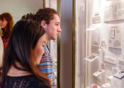 People looking at displays at the Sedgwick Museum