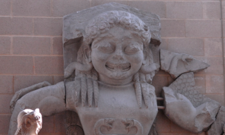 Photograph of Medusa Cast in position at the Museum