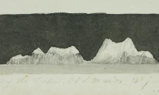 A recognition sketch from the Polar Museum 