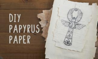 DIY Papyrus Paper