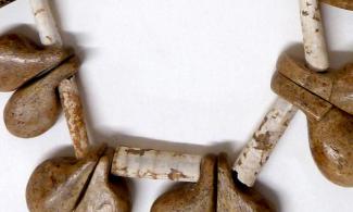 Necklace excavated by Dorothy Garrod