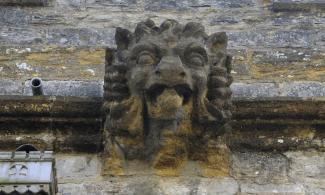 Fearsome gargoyle face