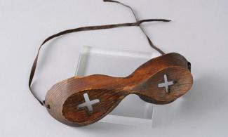 Wooden goggles from the Polar Museum collection