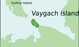 map of vaygach island