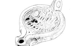 Sketch of a Roman lamp