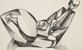 A sketch by Henri Gaudier-Brzeska