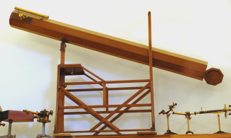 Large wooden telescope