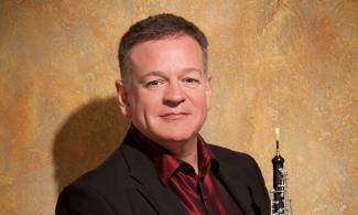 Nicholas Daniel with his oboe