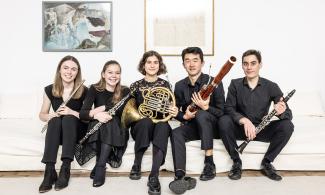 student musicians sat down with their instruments