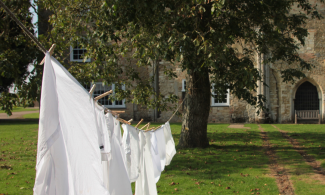 Washing hanging up