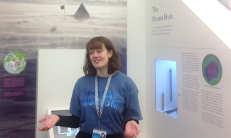 person giving a talk