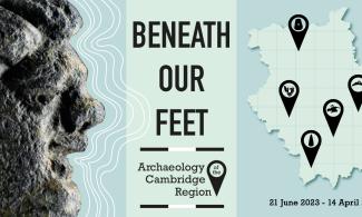 Beneath Our Feet exhibition banner