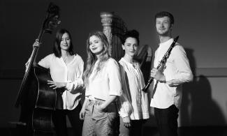 four musicians with instruments