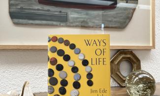 A book on a table