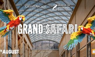 Image of lego sculptures in the Grand Arcade