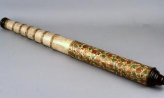 Decorated telescope, about 100 years old