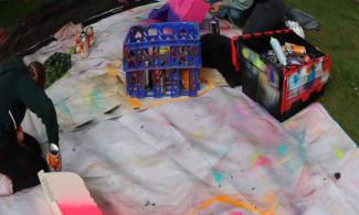 Graffiti making materials