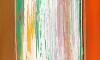 Frank Bowling painting