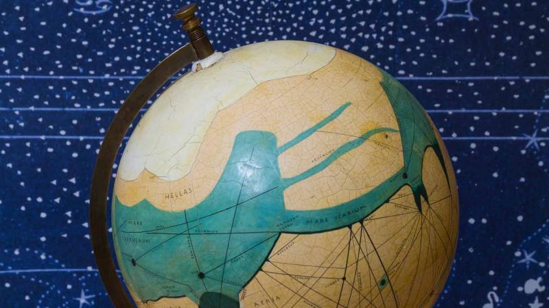 Ingeborg Brun’s Mars Globe, c. 1930