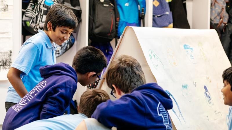 A school workshop at Kettle's Yard