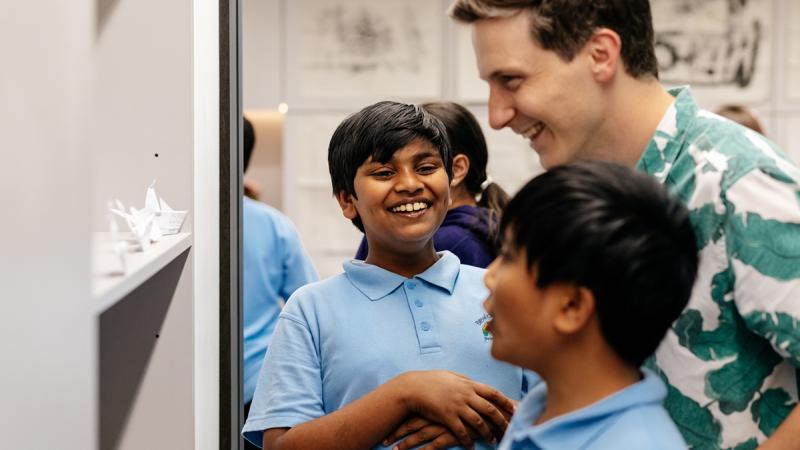 A school workshop at Kettle's Yard