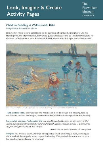 Children paddling at Warbeck